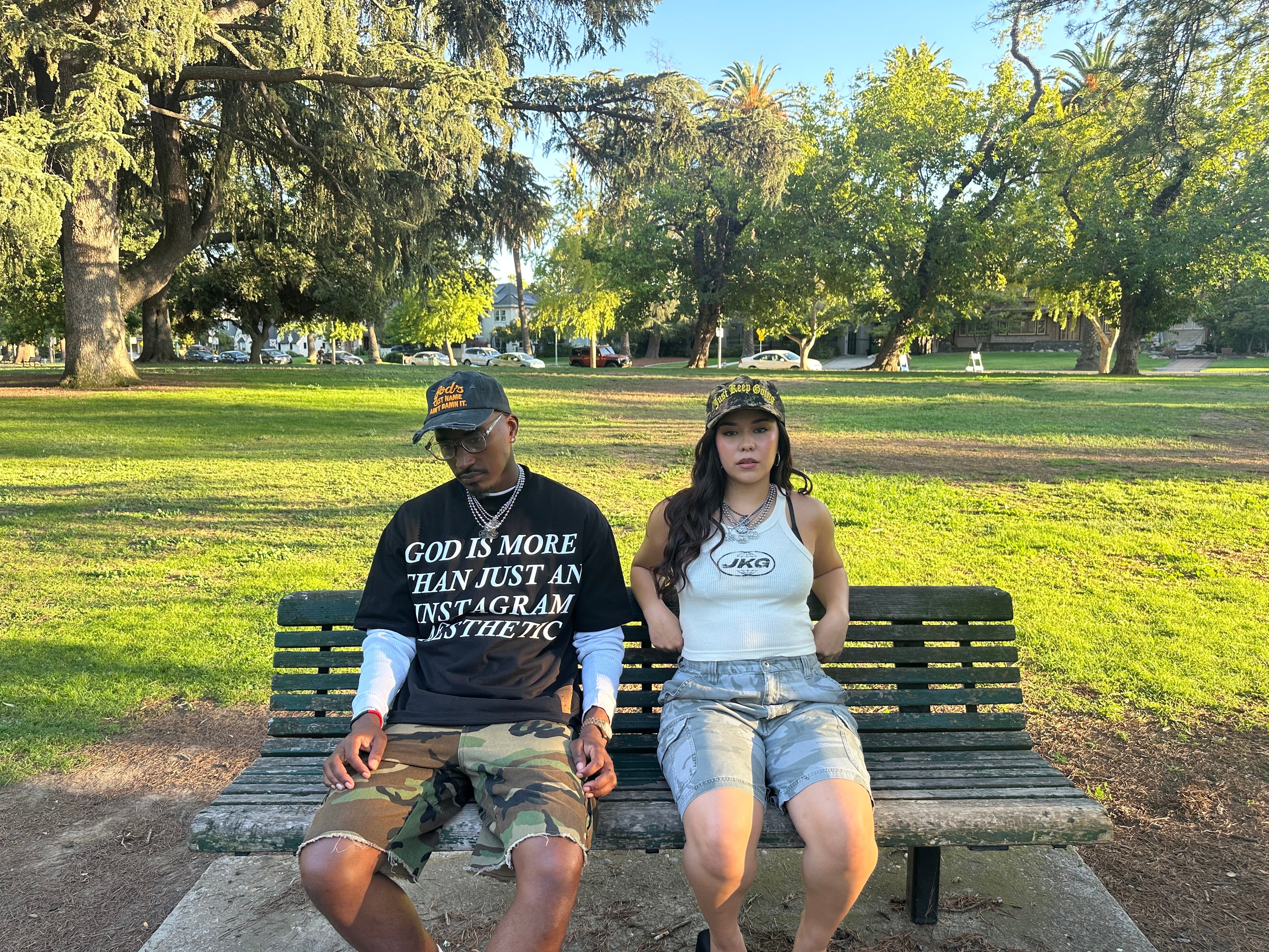 Camo dad hat